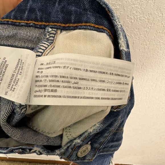 Abercrombie & Fitch Mid Rise Mom Jean Shorts Women's 8 - Picture 9 of 9